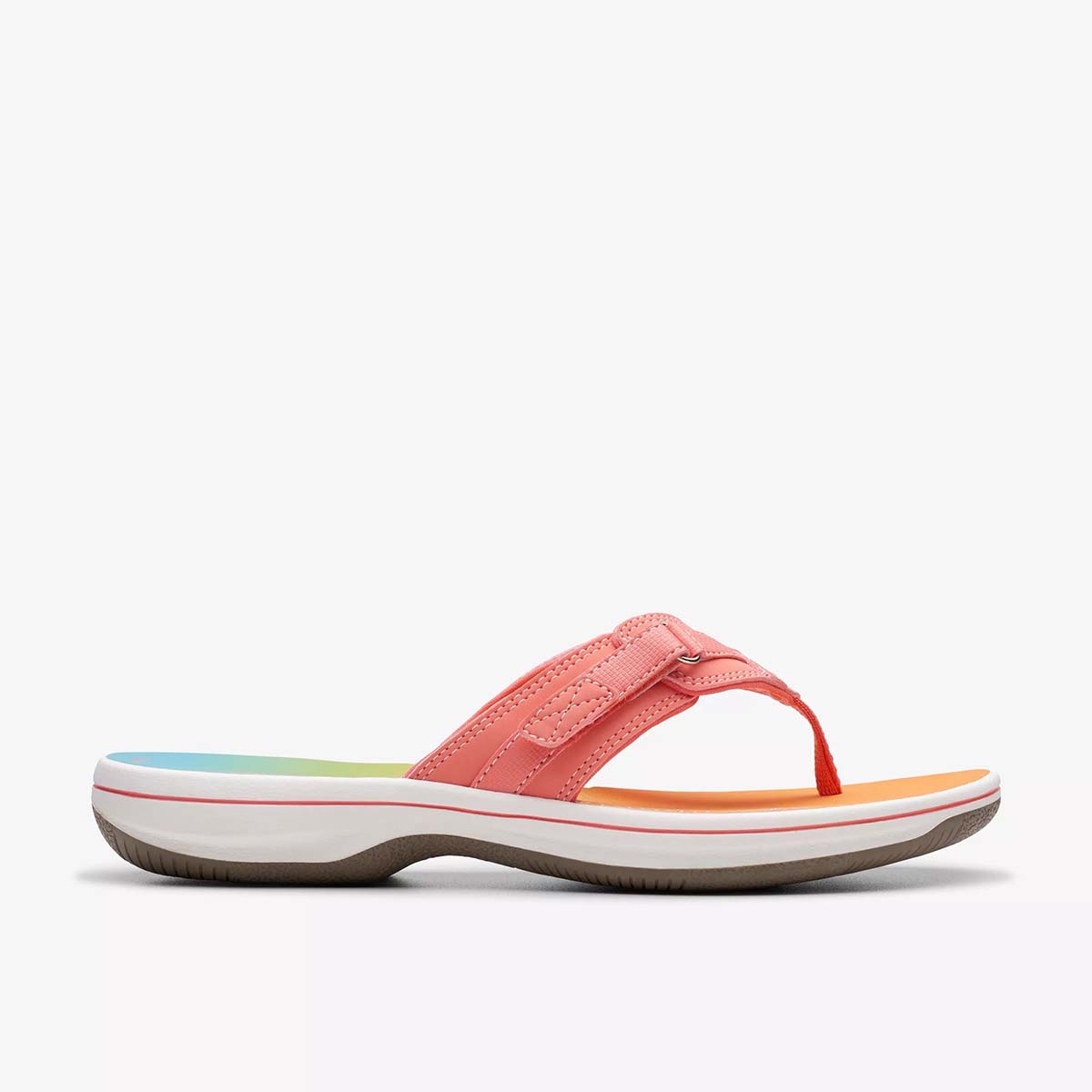 Women s Clarks Breeze Sea Sandal Coral Ombre 6 M